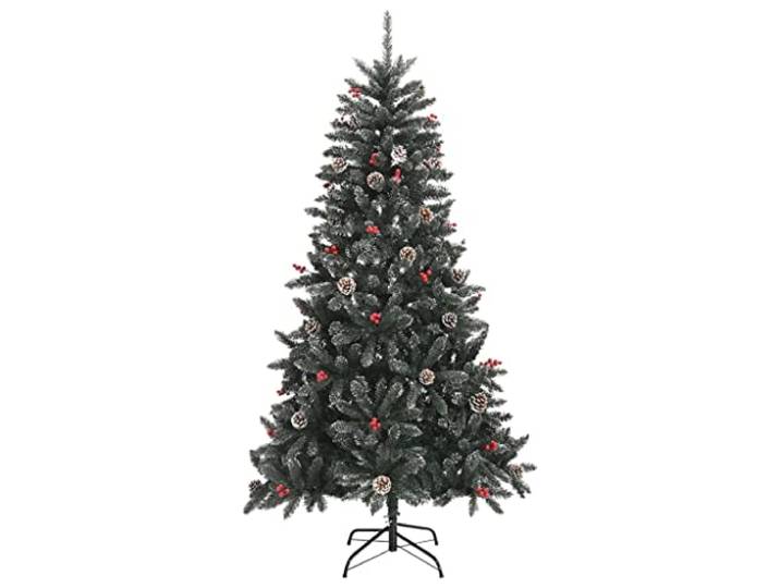 vidaXL Kunstkerstboom met standaard 180 cm PVC groen