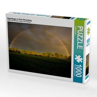 CALVENDO Puzzle Regenbogen in Klein Wesenberg | 1000 Teile Lege-Größe 64x48cm Foto-Puzzle für glückliche Stunden