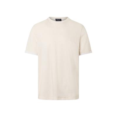 T-Shirt MAERZ MUENCHEN "Maerz Muenchen 662101 T-Shirt Herren Bekleidung", Herren, Gr. 52, beige, 100% Baumwolle, Shirts T-Shirt