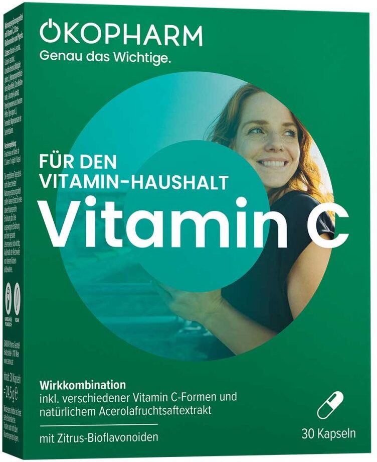 Ökopharm für den Vitamin-Haushalt Vitamin C Kapseln 30stk