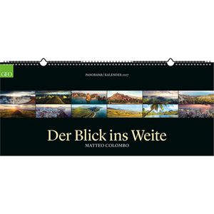 GEO Bildkalender 164901, Der Blick ins Weite, Jahr 2027, Panorama-Kalender, Landschaft, Großformat 137x60cm