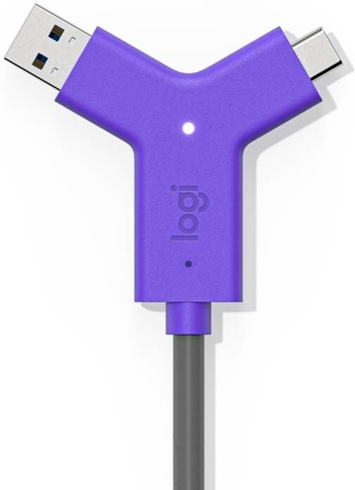 Logitech Swytch Un hub de connexion PC pour collaborer efficacement sur toutes les plateformes de visioconférence.