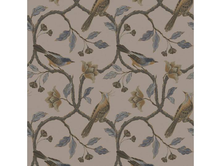 Superfresco Easy Vliestapete Lilla Birdies 1000x52cm, Beige, Papier, Kunststoff, Abstrakt, Grafikmuster, Rechteckig, 53x1000 cm, Tapeten & Wandverkleidungen, Vliestapeten