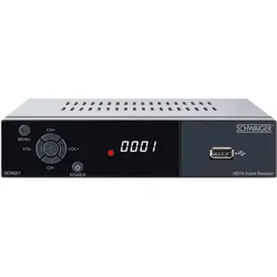 Schwaiger DCR621 (DVB-C), TV Receiver, Schwarz