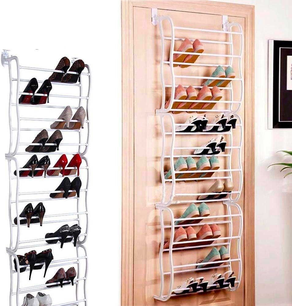 giordanoshop Scarpiera 36 paia di scarpe modulare per porta e parete...