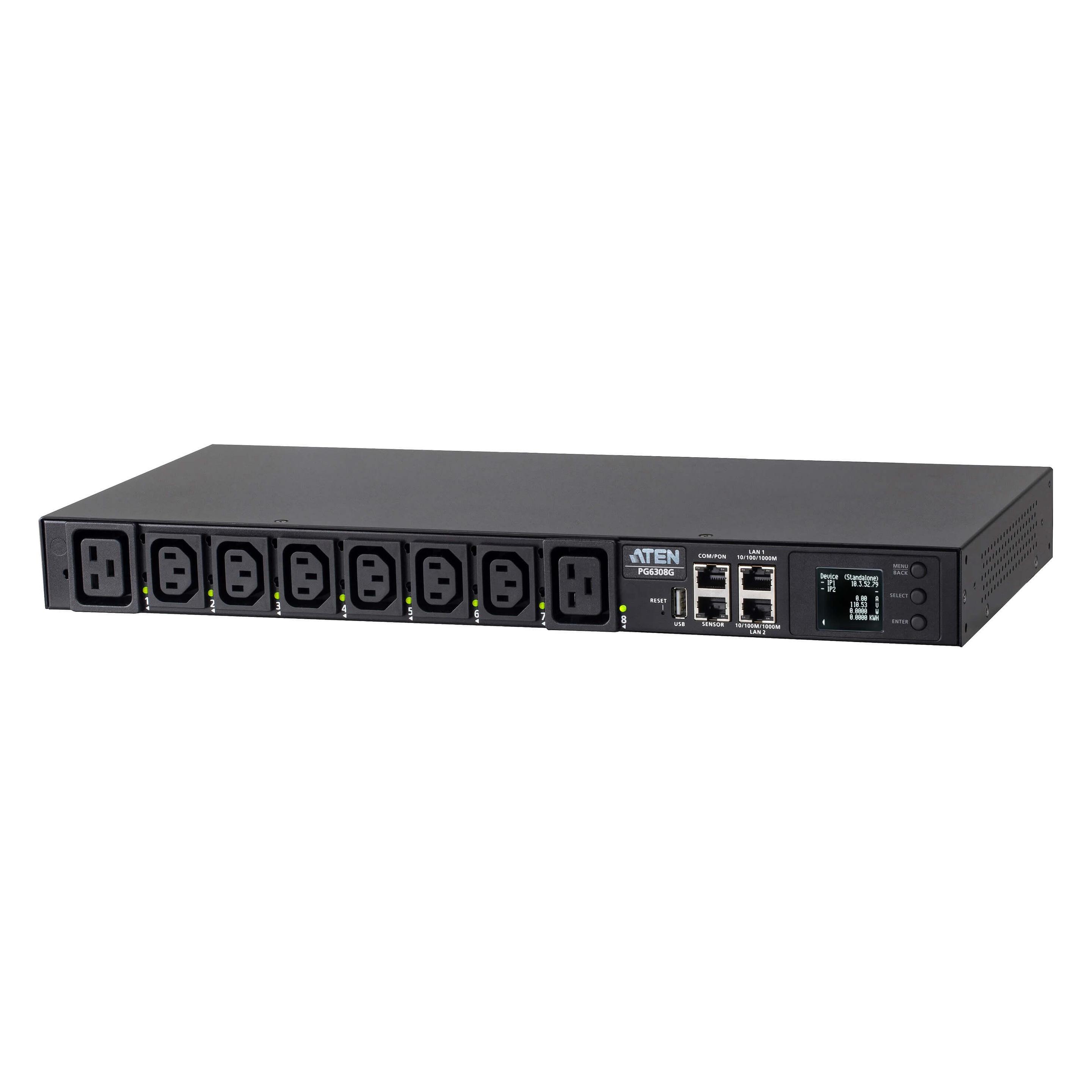 Aten PG5308G 8P 1HE geschaltet 32A PDU (PG6308G-AT)