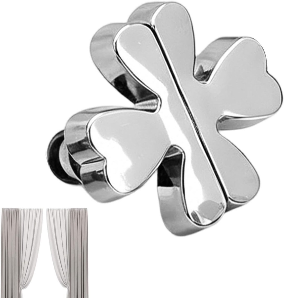 Gordijnhouders Clips Groen - 1 Paar Magnetische Gordijn Accessoires voor Privacy