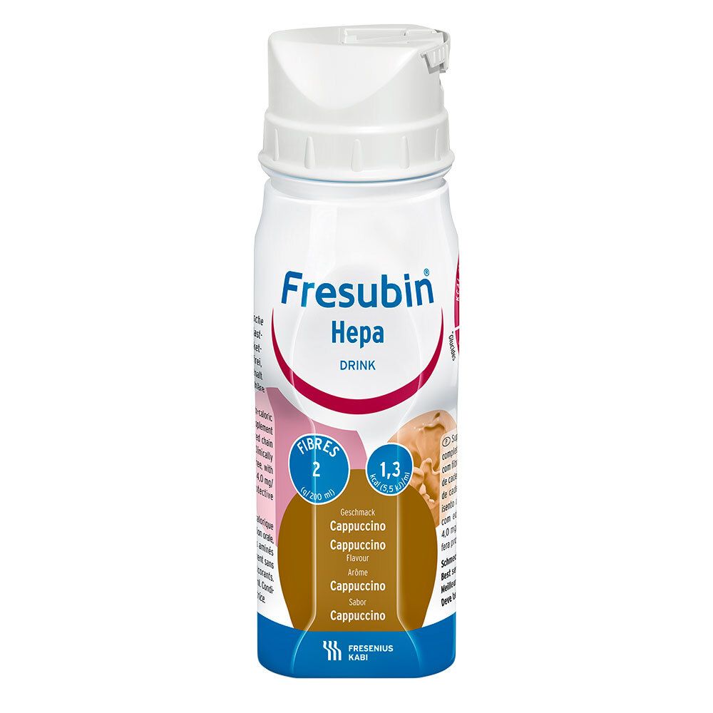 Fresubin Hepa Drink Cappuccino Trinkflasche 24x200 ml Lösung