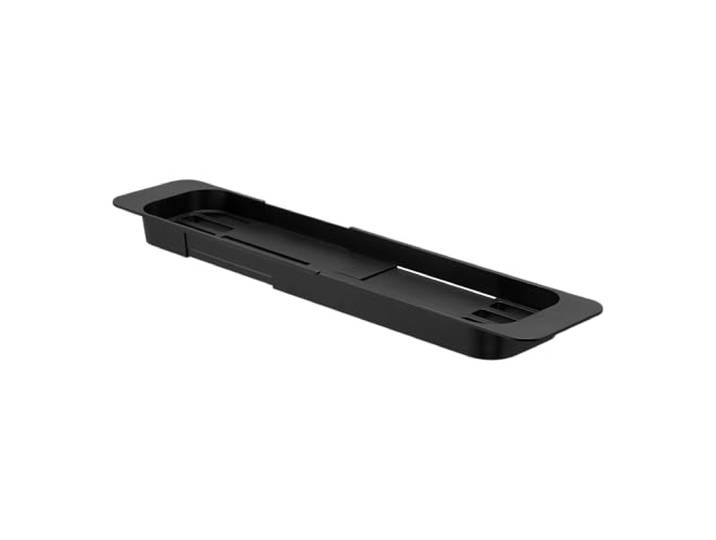 Yamazaki 3547 Tower Extendable Bathtub Tray, Black, ABS Resin, 57.575 x 15.5 x 4.5 cm