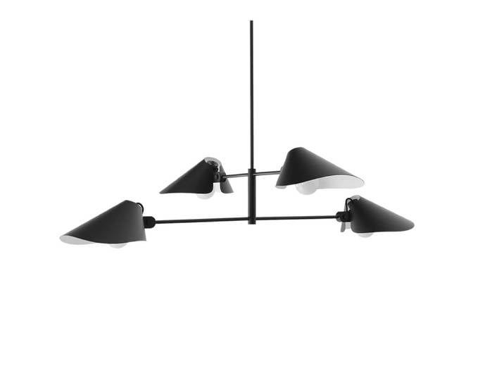 Bonnet SC93 Kronleuchter Schwarz - &Tradition - Esszimmer - Modern - Aluminium - Mehrflammig