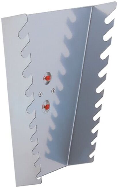 Support de clés polygonales vertical pour 10 clés H255xl225/125xP50mm p. panneau (4042.00.2201)