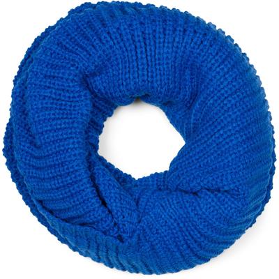 Strickschal STYLEBREAKER "Unifarbener Feinstrick Loop", Damen, blau (royalblau), Obermaterial: 100% Polyacryl PAN., Modisch, Modetücher