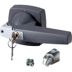 Eaton 1818070 Knebel, 10 mm, K3, Türeinbau, grau, Zylinderschloss K3DG/C