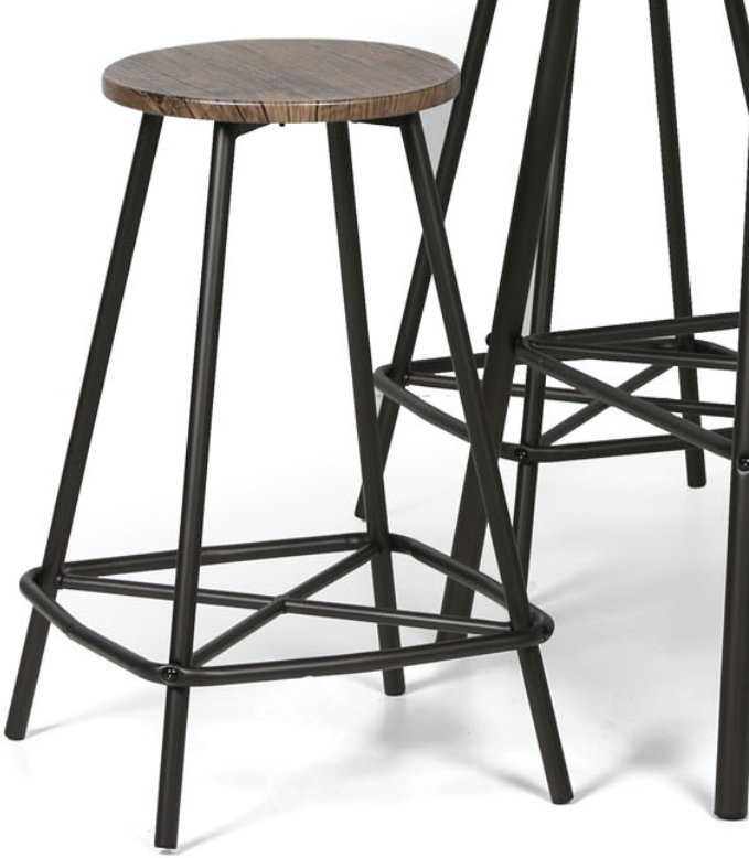 B2B Partner Esszimmergarnitur WELLINGTON ROUND, Tischdurchmesser 90 cm + 4 Stühle