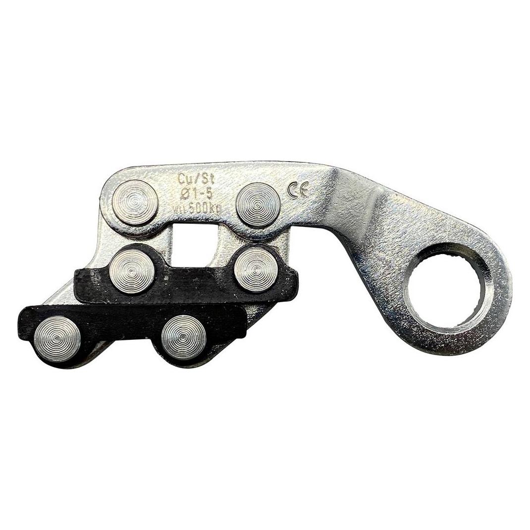 Berger & Schröter 12504 Seilklemme 1 mm Stahl verzinkt, brüniert 1 St. (12504)