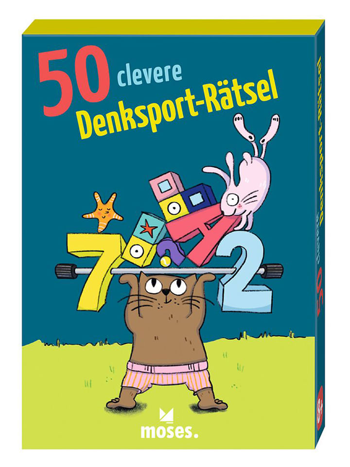 moses. Kartenspiel "50 clevere Denksport-Rätsel" - ab 8 Jahren - onesize