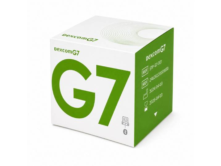 Dexcom G7 - Sensor - Realtime glucosemonitoring - Wit