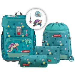 Step by Step CLOUD Schulranzen-Set "Turtle Josie", 5-teilig