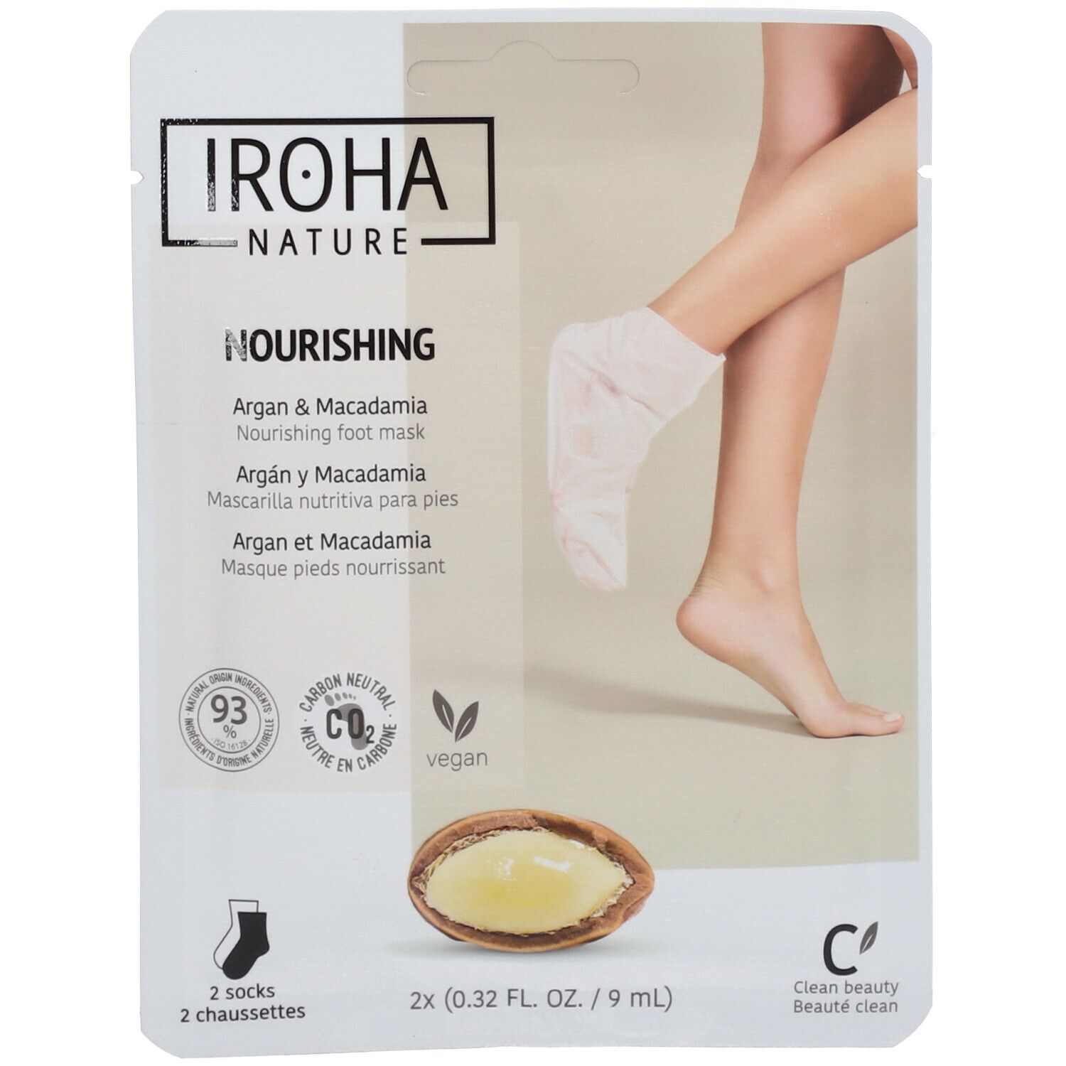 Iroha Masq Chauss Nourrissant X2 18 ml Strümpfe