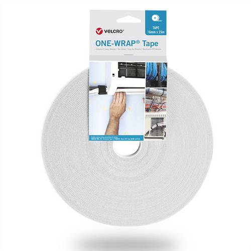 VELCRO One Wrap Band 20mm breit, weiß, 25m