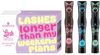 Essence Lash PRINCESS false lash effect eye set conjunto de máscaras para efeito de pestanas falsas . Lash PRINCESS false lash effect eye set