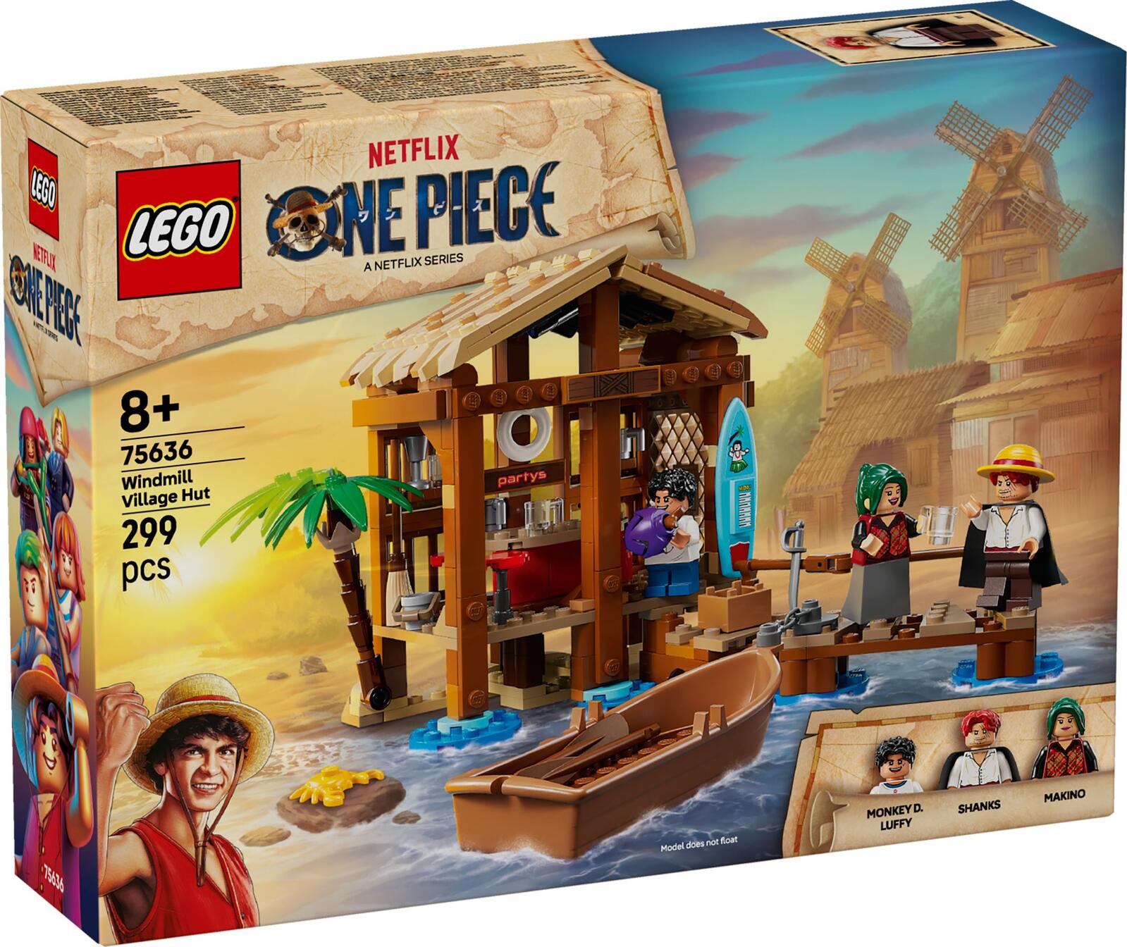 LEGO® ONE PIECE 75636 Hütte im Windmühlendorf