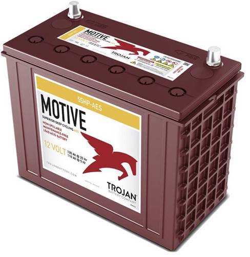 Trojan 5SHP-AES Spezial-Akku Blei-Vlies (AGM) 130Ah 12V 1St.
