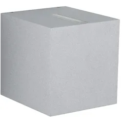 Albert LED Außenwand-Strahler Typ Nr. 2415, Up/Down, eng/eng, Eckig, IP44, 230V, 13.4W 3000K 1200lm, Linse klar, Silber ALB-692415