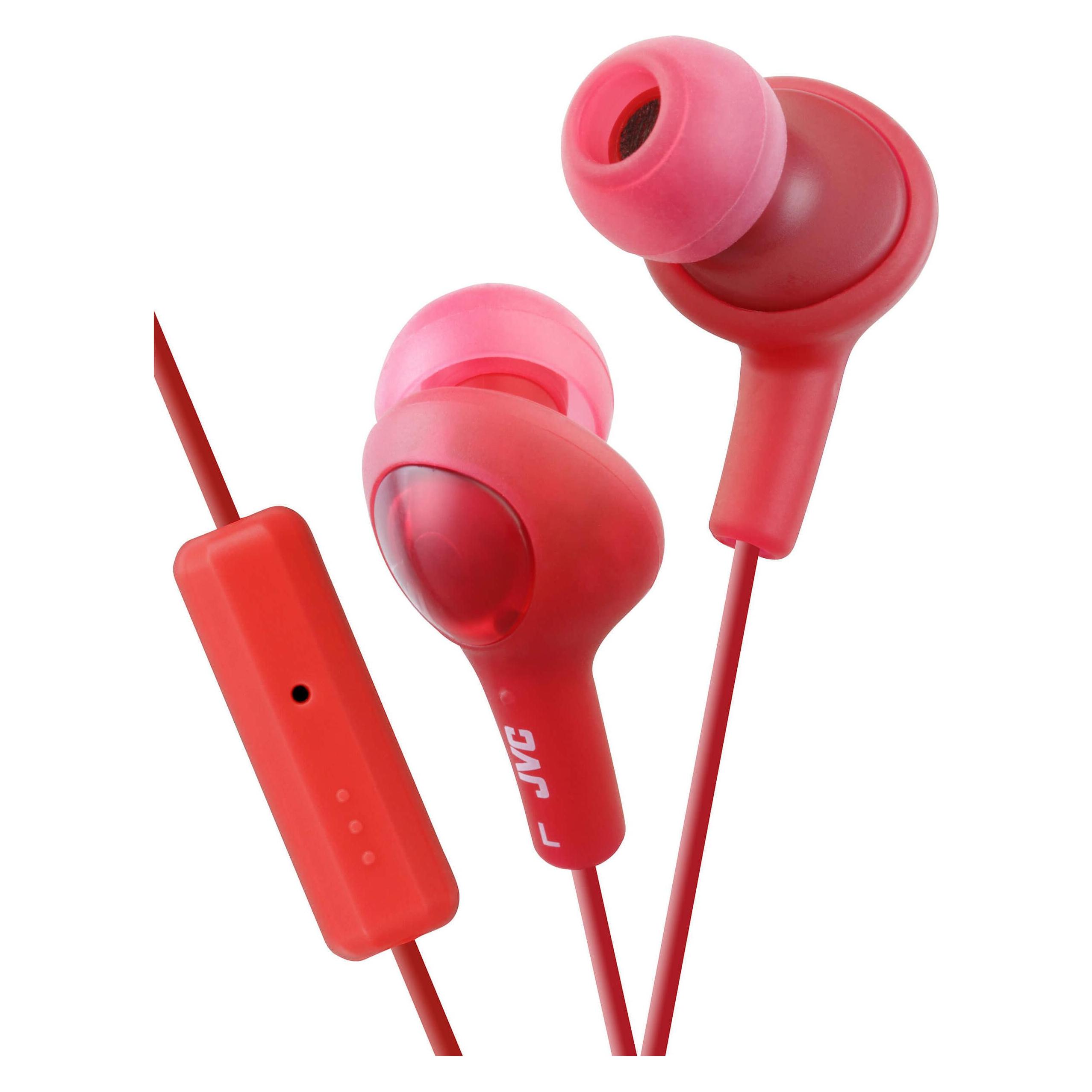 JVC HA-FR6, Wired, 10 - 20000 Hz, 4.1 g, Headphones, Red (Kabelgebunden) (HA-FR6-R-EX)