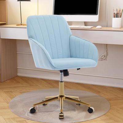 Adjustable Ergonomic Swivel Chair ,Long Sitting Comfort for Home Bedroom