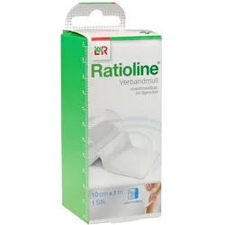 Ratioline Acute Verbandmull 10cmx1m gerollt 1 St