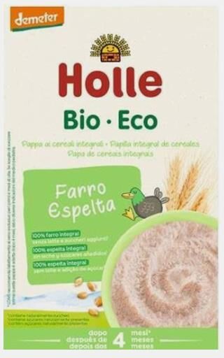 HOLLE BIO PAPA DE TRIGO ESPELTA 4M 250G