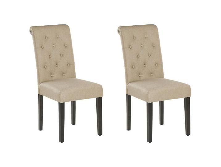 STUHL 2er-Set Polsterbezug Beige Velva