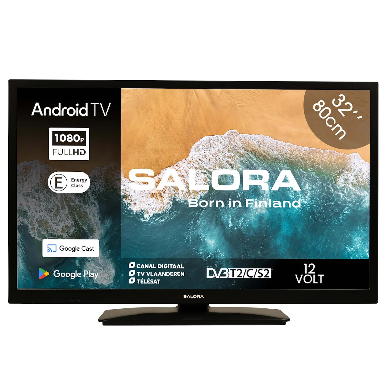 Salora 32MBA300 32 inch Full HD LED TV - Zwart