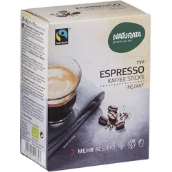 Naturata Bio Espresso Sticks Bohnenkaffee instant 25 x 2 g