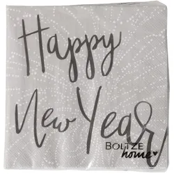 Servietten SILVESTER (BHT 16,50x3x16,50 cm) - BHT 16,50x3x16,50 cm