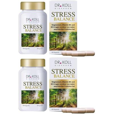 Stress Balance Dr.Koll Vitamin B6+B12+Magnesium 2x 2x60 St Kapseln