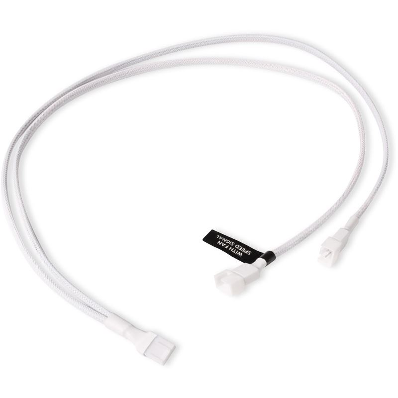 Alphacool Y-Splitter 4-Pin auf 2x 4-Pin PWM 60cm weiß