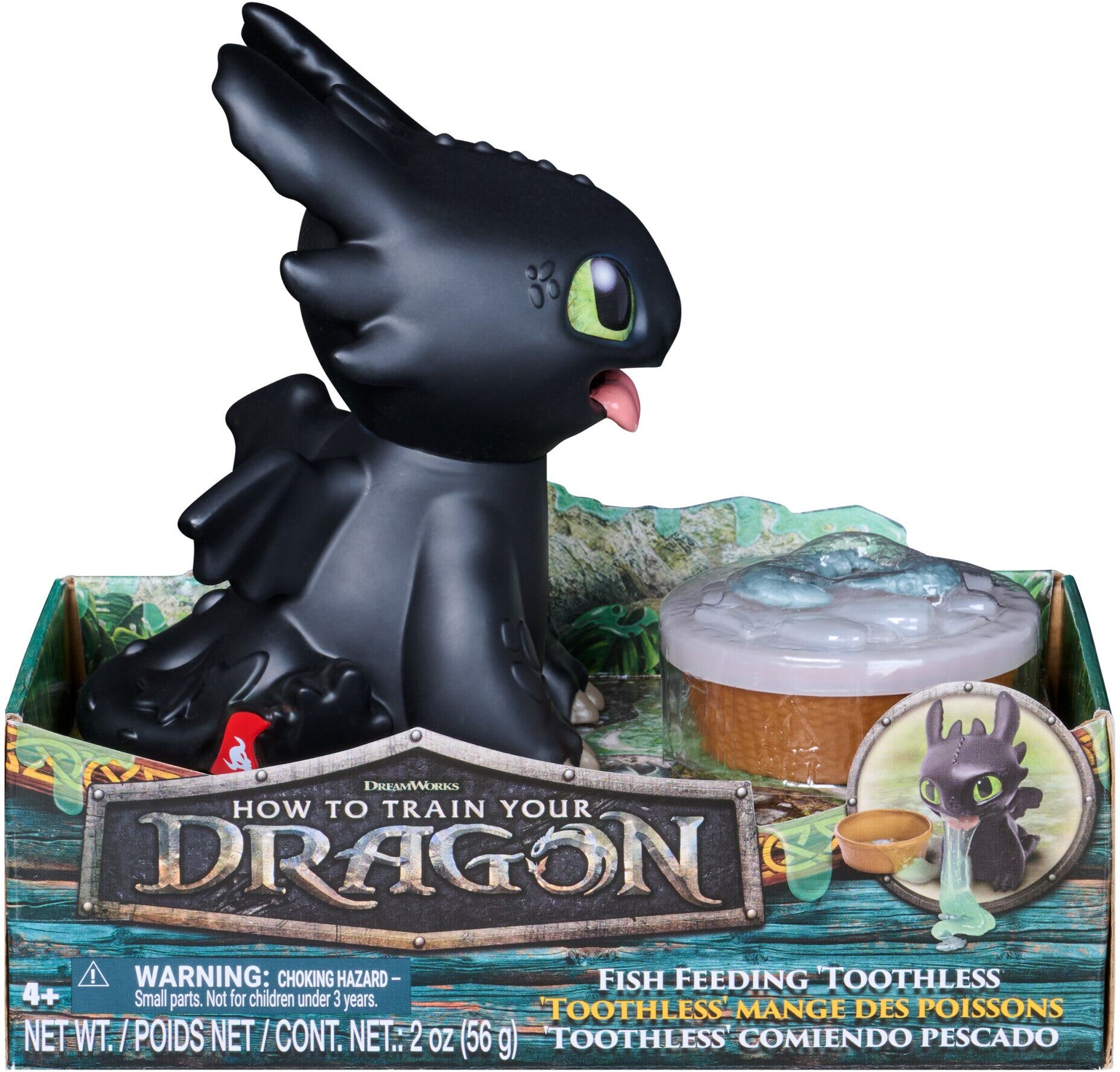 DreamWorks Dragons Fish Feeding Toothless Interactive Toy by Spin Master for Kids