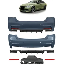 Heckstoßstange passend für BMW 3er F30 Limousine 2011-2018 – M-Tech mit PDC