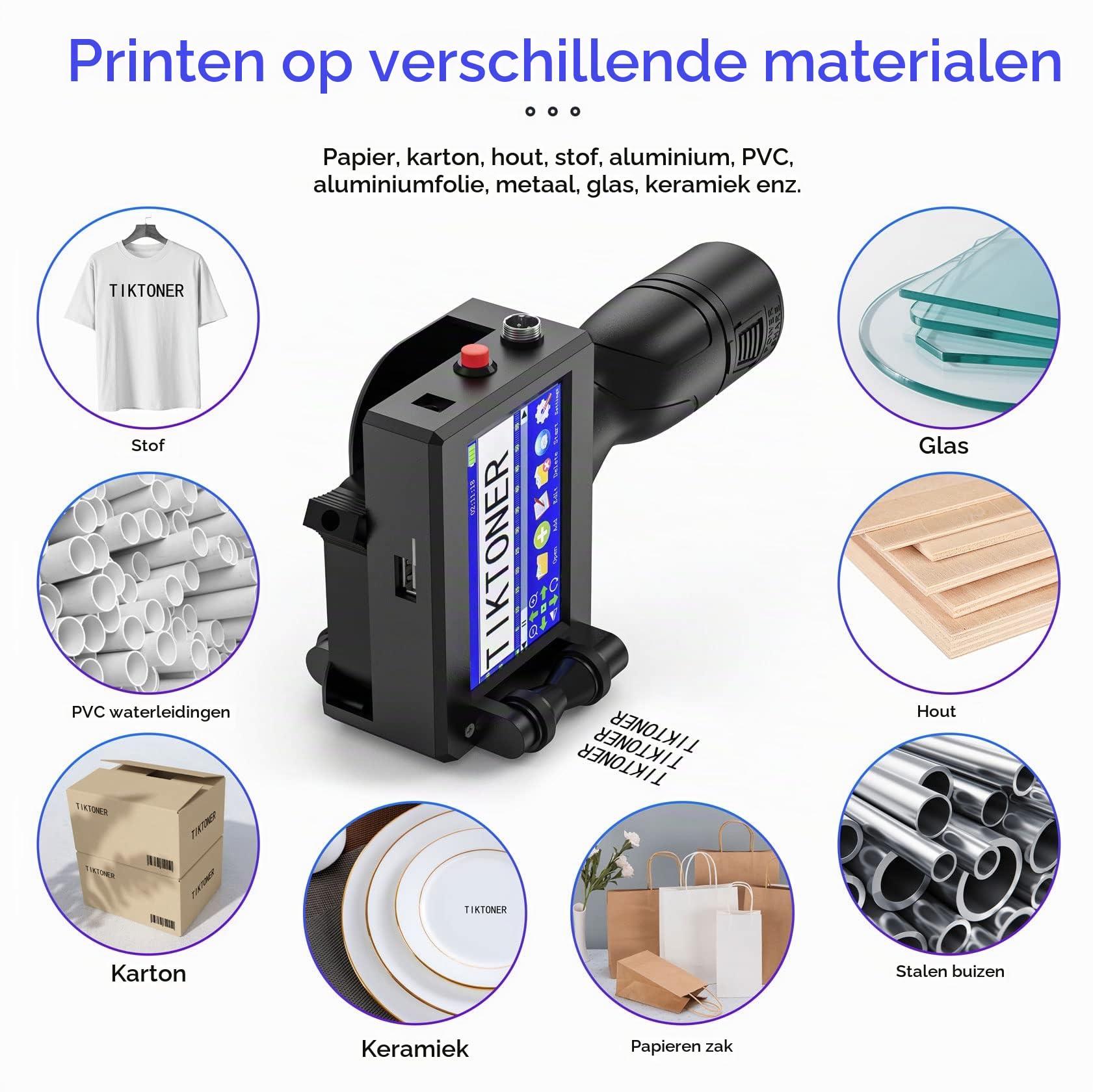 Tintenpatrone für Handdrucker, 42 ml, Weiß, schnelltrocknend
