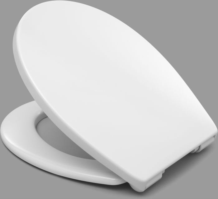 Haro WC-Sitz Pallas 527656 weiss, Edelstahl Scharniere, Softclose