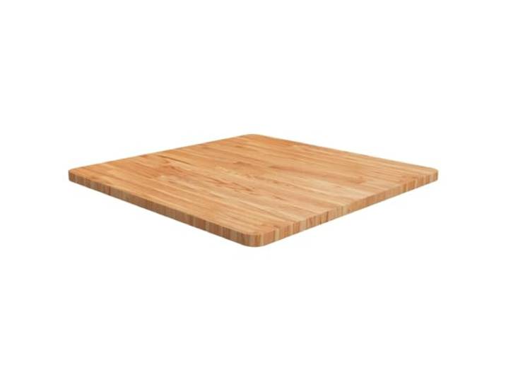 vidaXL Tischplatte Quadratisch Hellbraun 70x70x2,5cm Behandelte Eiche