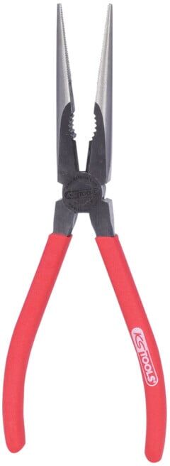 Pince à bec demi-rond dentelée 200mm ; KS Tools (115.1324)