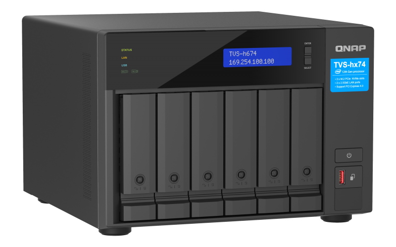 QNAP TVS-h674-i5-32G NAS System 6-Bay
