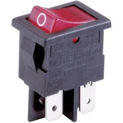 Arcolectric (Bulgin Ltd.) H8553VB NAH Wippschalter H8553VB NAH 230 V/AC 10 A 2 x Aus/Ein rastend 1 St. Piece