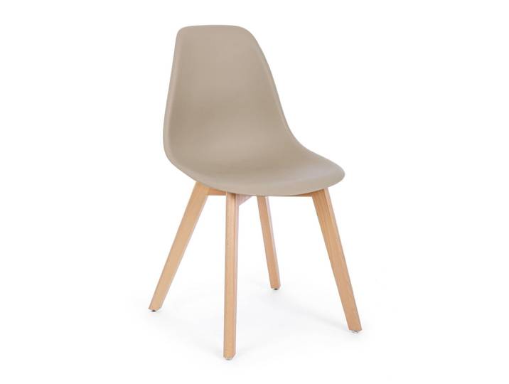 Set 6 chaises hêtre gris tourterelle
