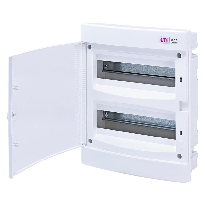 Eti Polam Unterputz-Schaltanlage ECM24PO-s IP40 weisse Tür 001101078 (001101078)