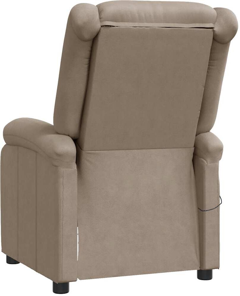 vidaXL Fauteuil inclinable Cappuccino Similicuir