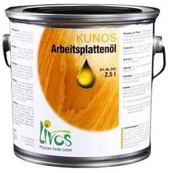LIVOS Kunos Arbeitsplattenöl 243 farblos - 0,25 l Gebinde